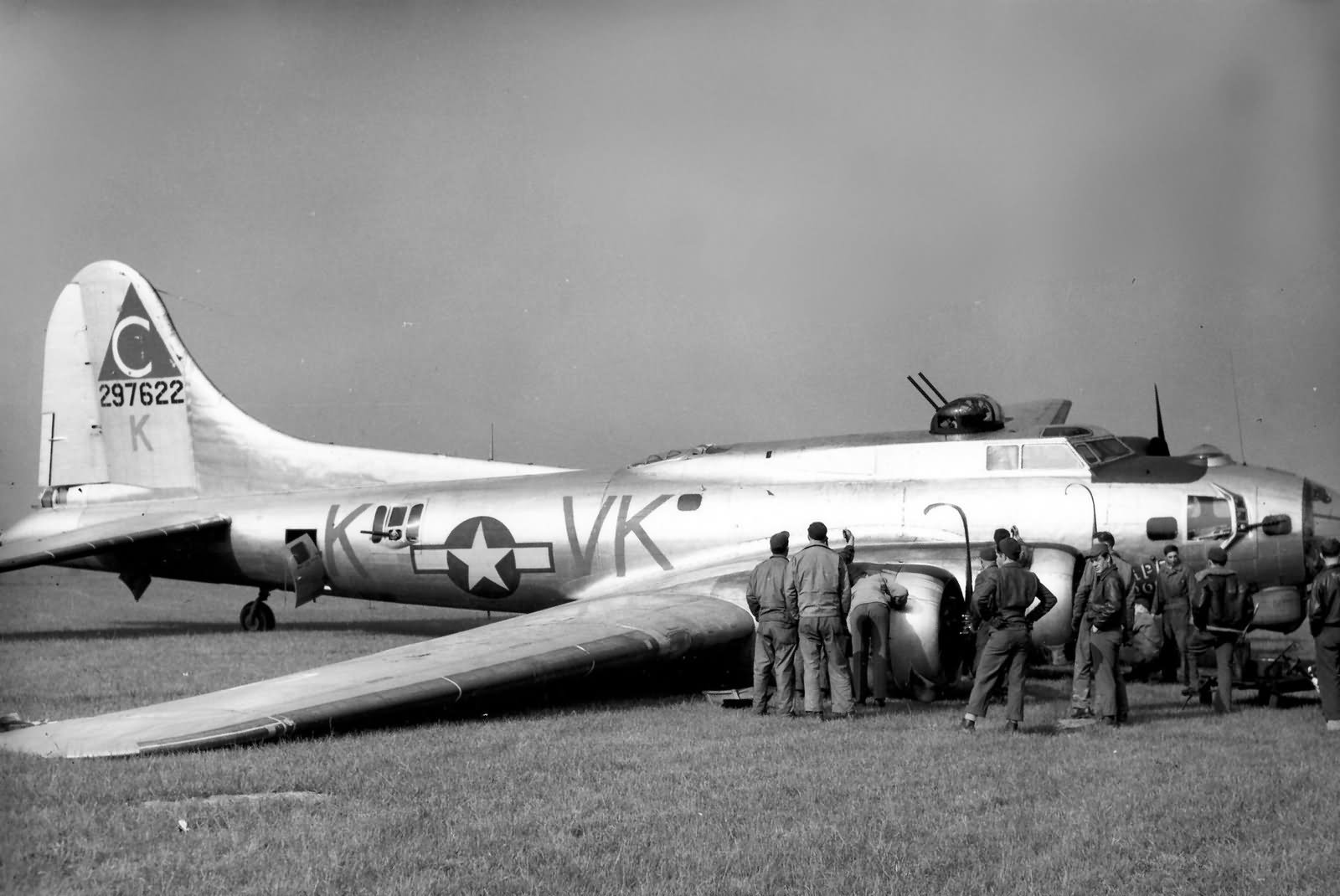 B-17G Flying Fortress 303rd Bomb Group Crash 1944 42-97622