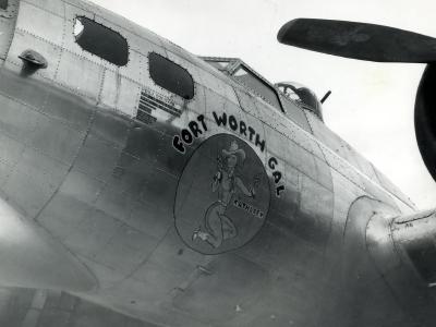 Boeing B-17G Nose Art Fort Worth Gal / Kathleen of the 381st Bomb Group 533rd Bomb Squadron