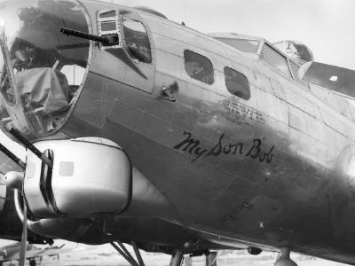 Boeing B-17G Nose Art My Son Bob of the 381st Bomb Group