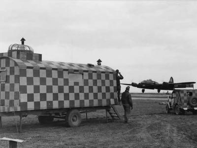 B-17 379th BG mobile command trailer