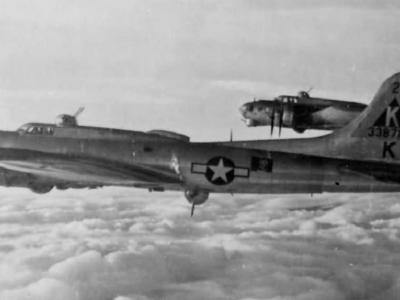 B-17 43-38716 379th Bomb Group Miss Anoxia And Liberty Run Kids