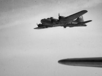 B-17G of the 452nd Bomb Group Over Germany