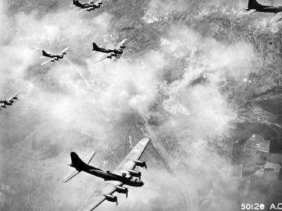 B-17s over SCHWEINFURT GERMANY February 1944