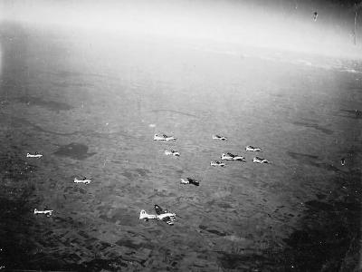 B-17 Bombers Of 452nd Bomb Group Entroute To Swinemunde 1945