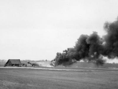 B-17 Crash and Fire 42-37789 4
