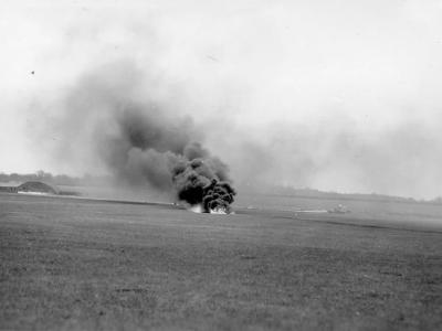 B-17 Crash and Fire 42-37789 5