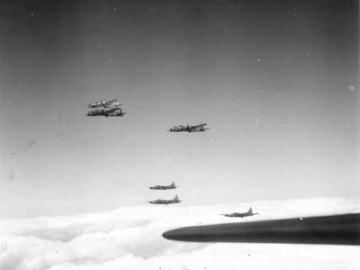B-17 Flying Fortress Formation 388th and 452nd Bomb Groups 8th Air Force 42-39903