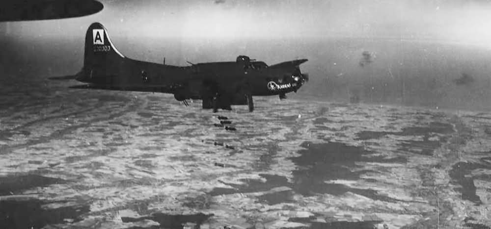B-17 Flying Fortress In Flight 94th BG 333rd BS