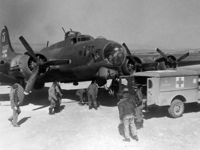 Boeing B-17G Flying Fortress named Marishka of the 301st Bomb Group 32nd Bomb Squadron