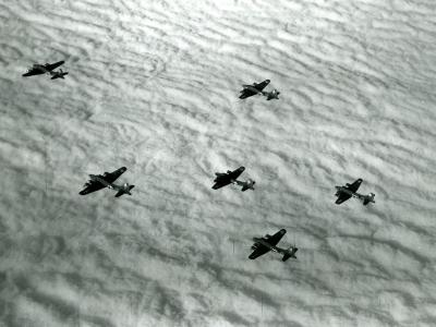 B-17 Flying Fortress Formation of the 381 bomb group 2