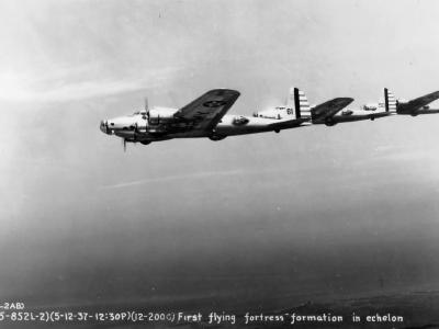 B-17 formation pre war photo 1937