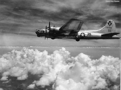 B-17G 42-32092 named Miss Natural of the 99th BG