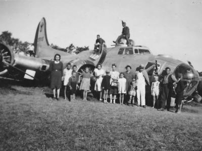 Crashed B-17G 2nd Bomb Group in Hungary