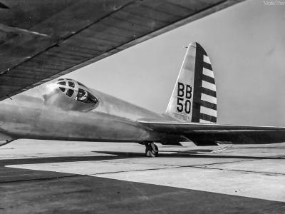 Boeing Y1B-17A on the ground
