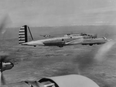 Boeing Y1B-17A in flight