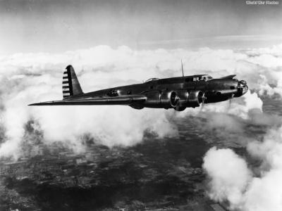 Y1B-17 over Wright Field