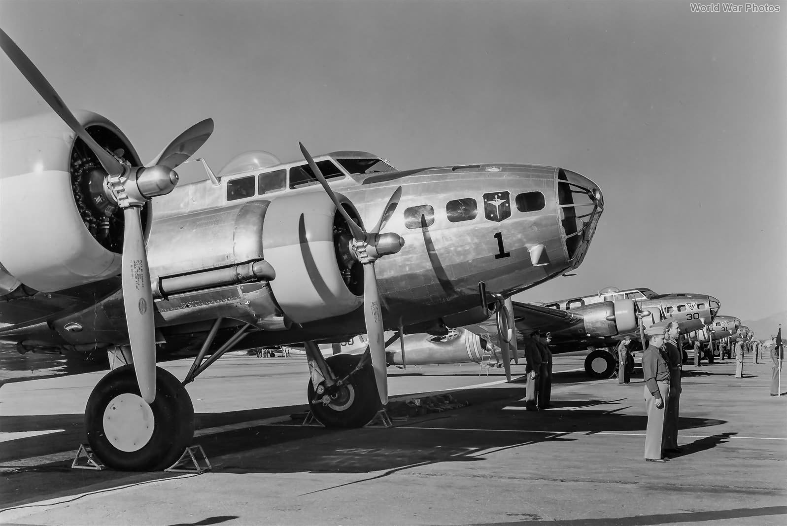 Factory-fresh B-17B 19th BG at March Field California November 1939