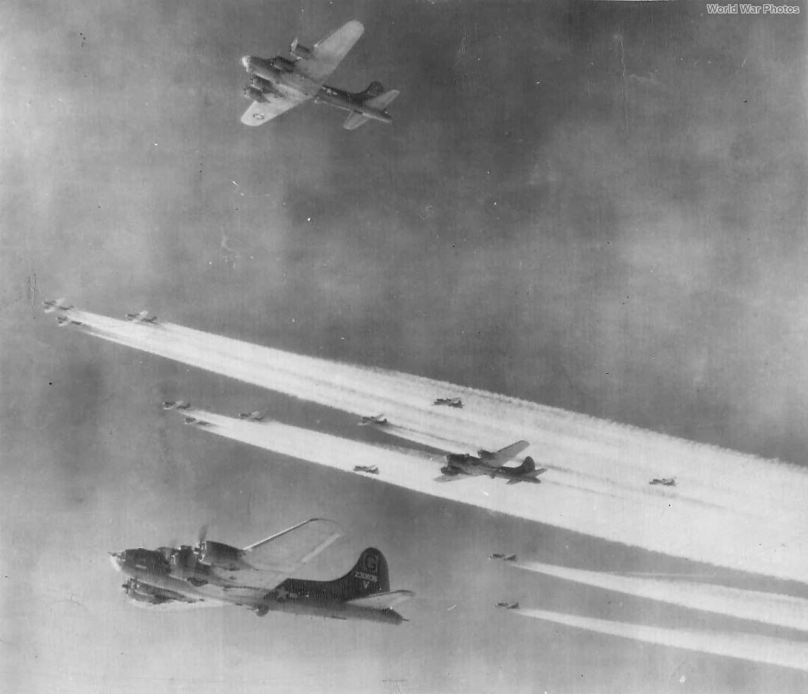 551st BS 385th BG B-17 42-30836 raid on Brunswick