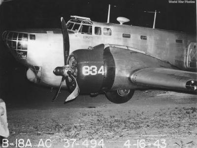 Crashed B-18A 37-494 16 April 1943