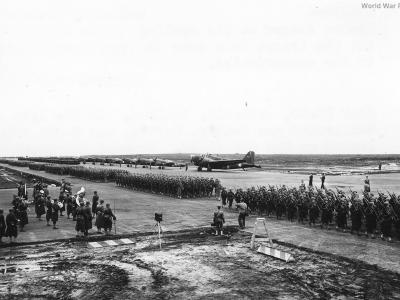 B-18 and P-40E at Iceland March 1943