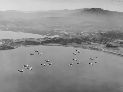 B-18s over San Quentin California October 1939