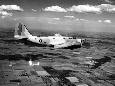 Canadian Douglas Digby RCAF 751 in flight