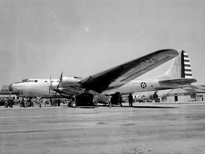 XB-19 and P-40 in 1941