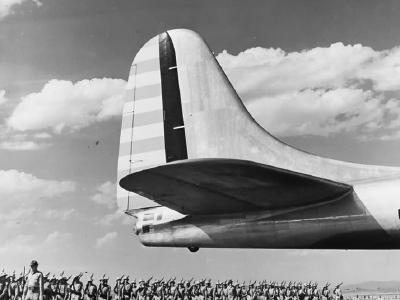 Tail of a XB-19 1941