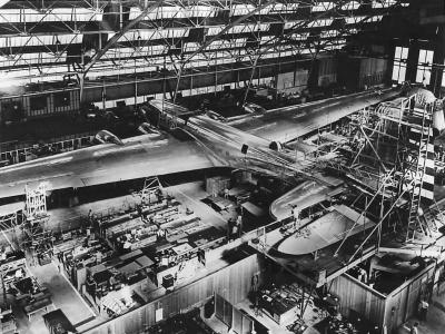 The nearly completed XB‑19