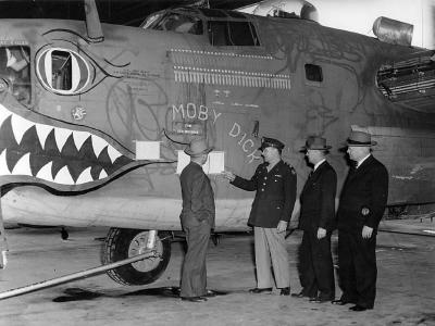 B-24D Liberator serial 41-24047 Nose Art „Moby Dick” from 90th Bomb Group