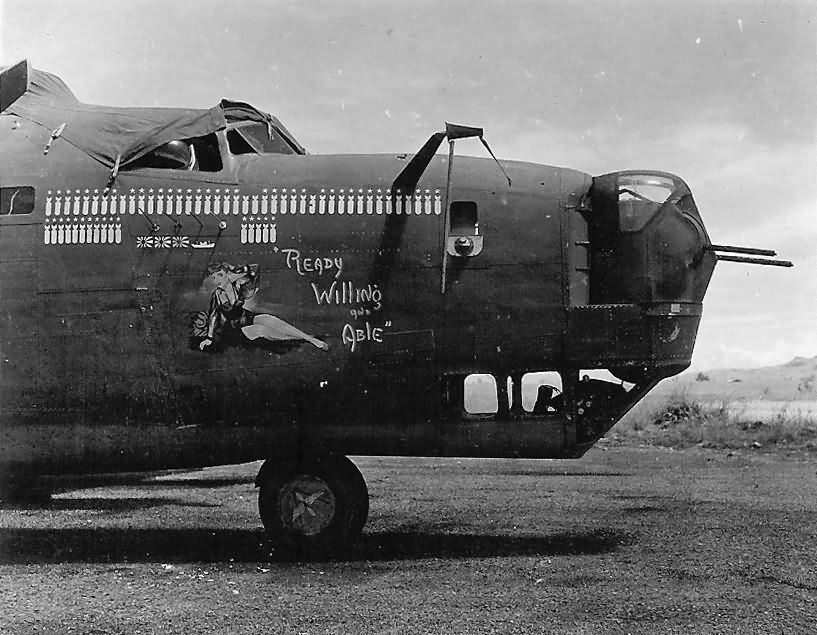 B-24D Liberator 42-41078 "Ready Willing And Able" Of The 90th Bomb ...