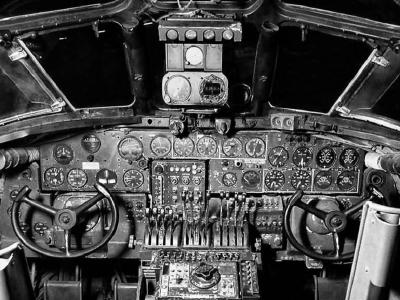 B-24D Bomber Cockpit
