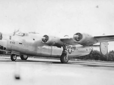 B-24H 42-51120 of the 489th Bomb Group 844th Bomb Squadron