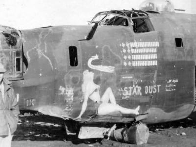 B-24H Liberator 42-52193 named „Star Dust” of the 454th Bomb Group 737th Bomb Squadron