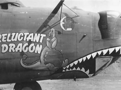 B-24J Liberator serial 42-73316 of the 308th Bomb Group 374th Bomb Squadron – nose art