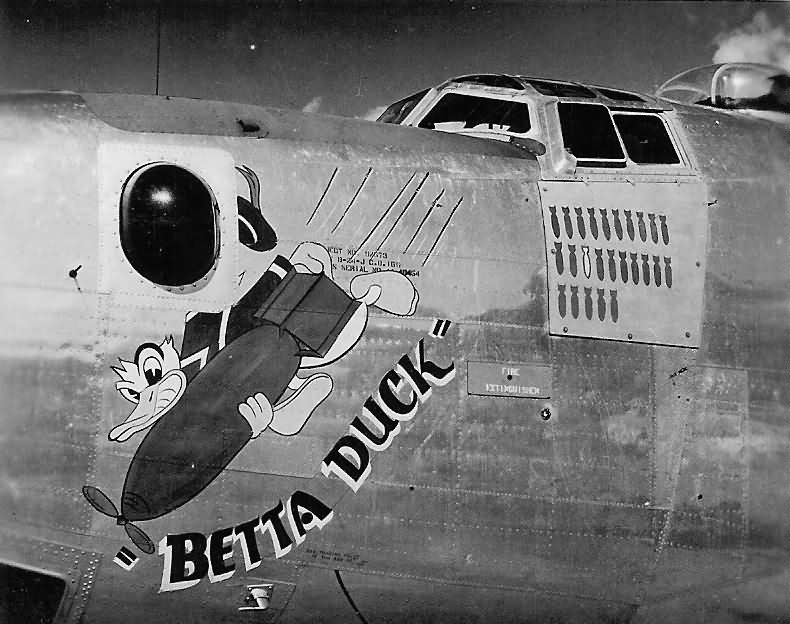 B-24J Liberator serial 44-40454 34th Bomb Group, 7th BS 