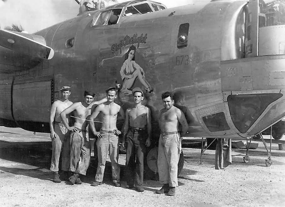 B-24J Serial 44-40673 Of The 11th Bomb Group 431st Bomb Squadron "Sky's ...