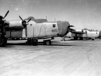 B-24L Liberator 44-41620 „Up Draft” of the 5th Bomb Group, 72nd Bomb Squadron – nose art