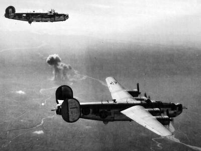 B-24J Liberator 44-48812 of the 465th Bomb Group