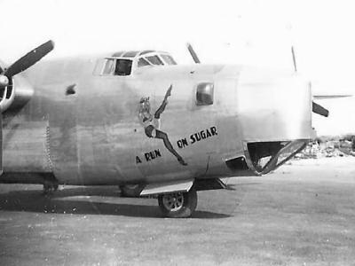 B-24 Liberator Named „A Run On Sugar” of the 11th Bomb Group