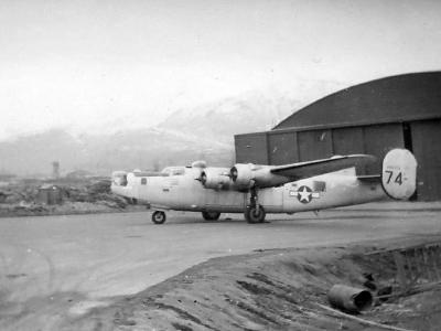 B-24 of the 28th Bomb Group, 404th BS Adak Alaska