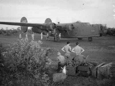 Liberator B Mk VI of No 159 Squadron RAF Digri India