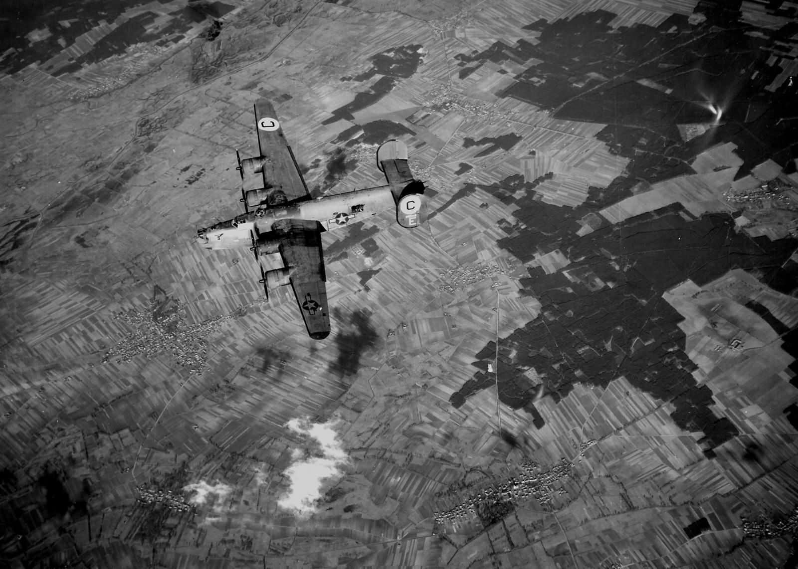 389th Bomb Group B-24 Liberator Over Germany November 1944