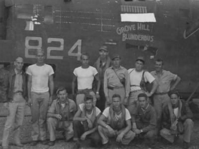 B-24D Liberator Grove Hill Blunderbus 307th Bomb Group Nose Art