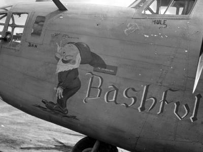 Consolidated B-24D Liberator Bashful Nose Art 98th Bomb Group