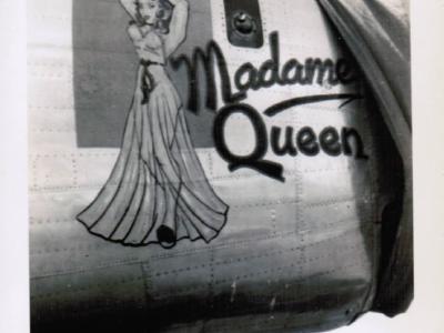 B-24J Liberator named Madame Queen