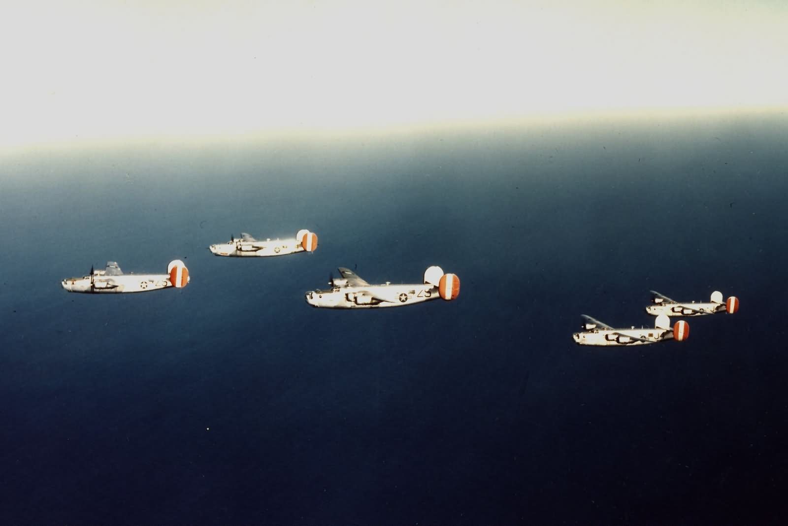 B-24 of the 458th Bomb Group 754th squadron color photo