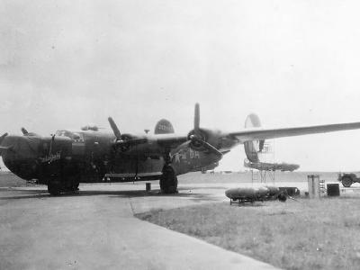 B-24 Liberator Bomber 467th bomb Group 789th Bomb Squadron Miss Judy