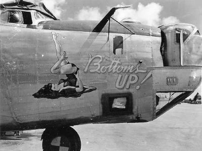 B-24 Liberator Bomber Bottoms Up Nose Art