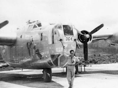 B-24 Liberator Bomber Jini Biak airfield 90th Bomb Group